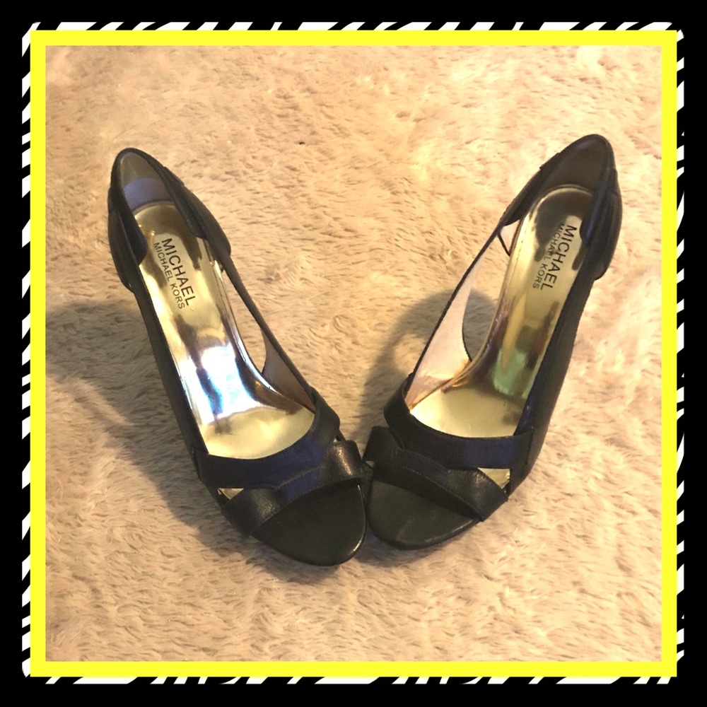 Women’s Michael Kors peep toe heels
